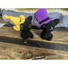 Petit chat noir et son chapeau