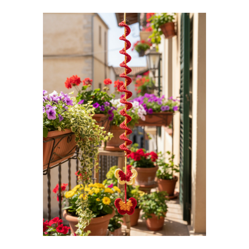 Suspension Spirale Papillon