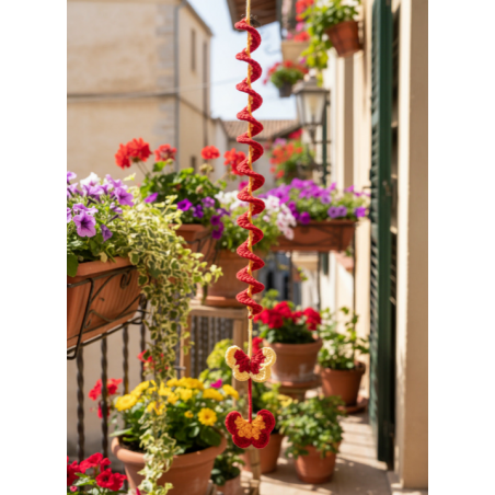 Suspension Spirale Papillon