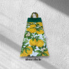 Sac à pain, à baguettes motif citrons