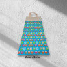 Sac à pain, à baguettes motif hiboux fond bleu