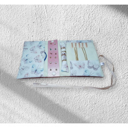 Pochette à bijoux modèle papillons délicats