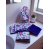 kit soin beauté fleuris violet