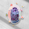 kit soin beauté fleuris violet