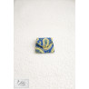 Petit étui bleu et jaune