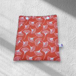 pochette pour liseuse modèle ginkgo terracotta 