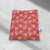 pochette pour liseuse modèle ginkgo terracotta 