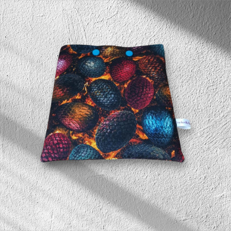 pochette pour liseuse modèle oeufs de dragons