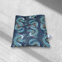 pochette pour liseuse modèle dragons fond gris