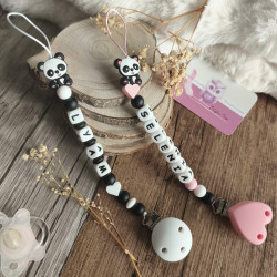 Attache tétine personnalisée modéle lion 