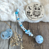 Attache tétine personnalisée modéle lion 