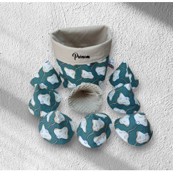 Panière et 8 cones anti pipi modèle raies