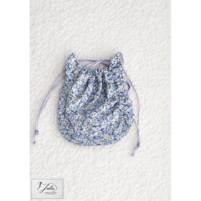 Petite pochette oreille de chat