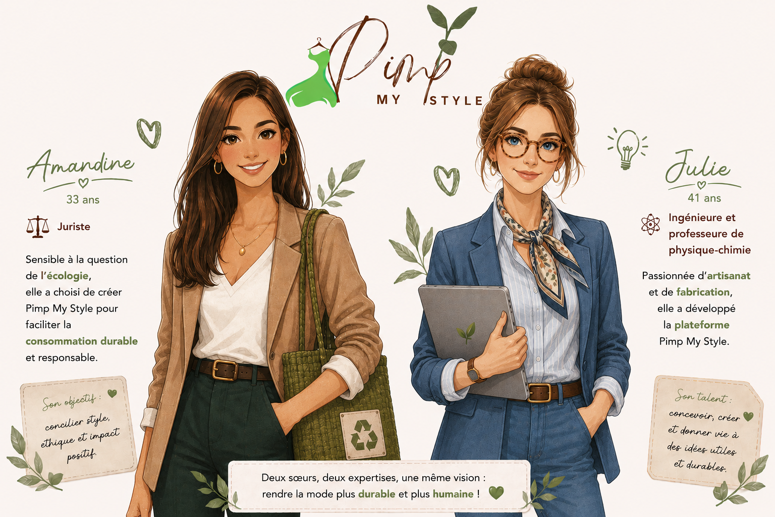 Présentation de Julie et Amandine